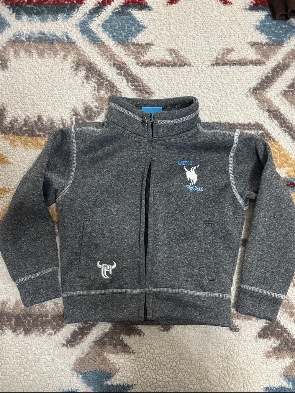 Boys' Dark Gray Zip-Up Jacket - Built Tough